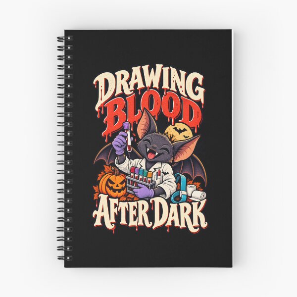 Item preview, Drawing Blood After Dark Phlebotomist Halloween designed and sold by MOTIFOLK.