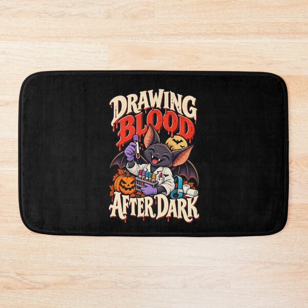 Item preview, Drawing Blood After Dark Phlebotomist Halloween designed and sold by MOTIFOLK.