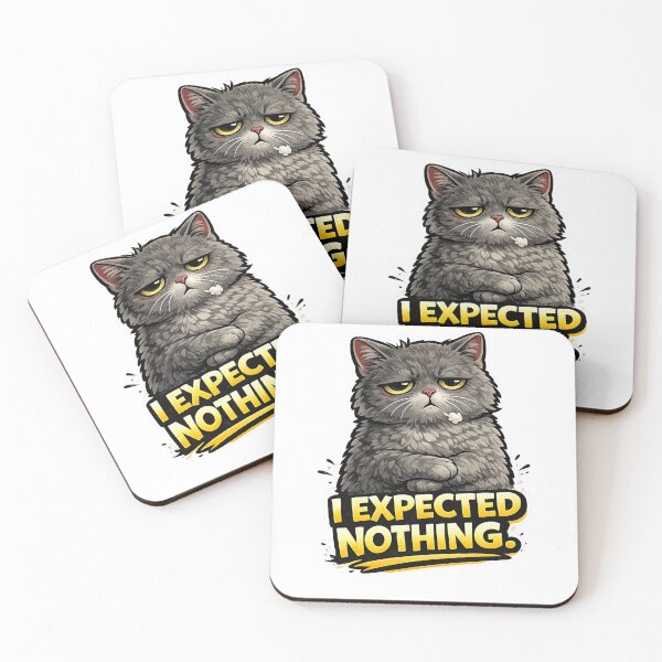 Item preview, Funny I Expected Nothing Grumpy Cat designed and sold by UvooArt.