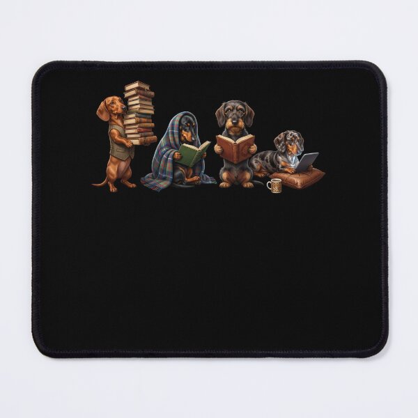 Item preview, Dachshund Book Reader Reading Dog Lover designed and sold by dian-rody-crest.