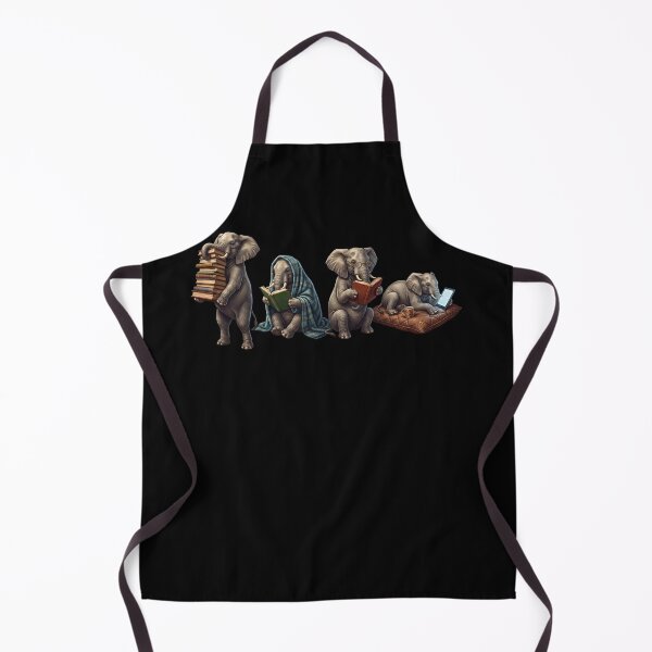 Item preview, Elephant Book Reader Reading Dog Lover designed and sold by dian-rody-crest.