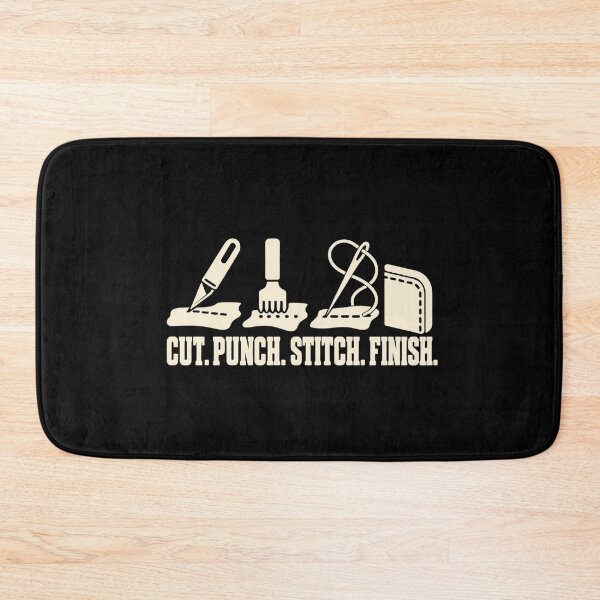Item preview, Cut Punch Stitch Finish Traditional Leatherworking designed and sold by DreamLayerStudio.