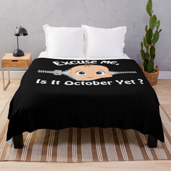 Item preview, Excuse Me Is It October Yet Pregnancy Baby News designed and sold by Khescoiu.