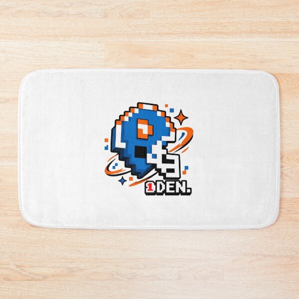 Item preview, Broncos Inspired Retro Football Helmet Design Tecmo Bowl Style designed and sold by imagenes.