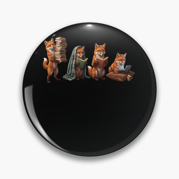 Item preview, Fox Book Reader Reading Dog Lover designed and sold by dian-rody-crest.