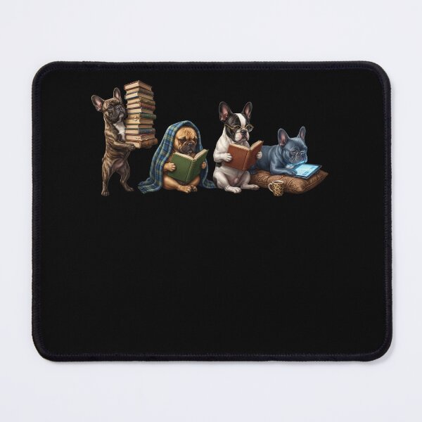 Item preview, French Bulldog Book Reader Reading Dog Lover designed and sold by dian-rody-crest.