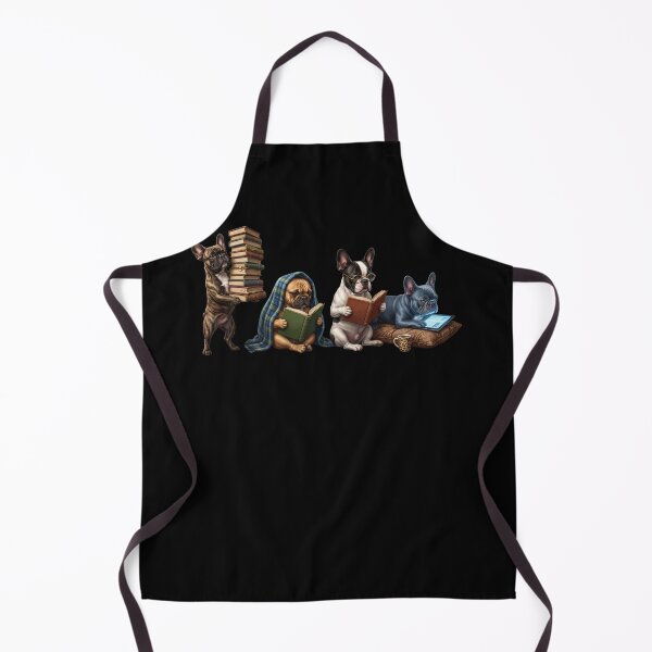 Item preview, French Bulldog Book Reader Reading Dog Lover designed and sold by dian-rody-crest.
