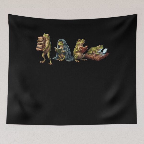 Item preview, Frog Book Reader Reading Dog Lover designed and sold by dian-rody-crest.