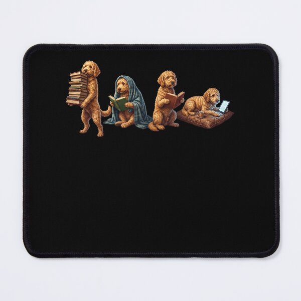 Item preview, Goldendoodle Book Reader Reading Dog Lover designed and sold by dian-rody-crest.