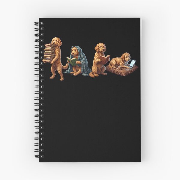 Item preview, Goldendoodle Book Reader Reading Dog Lover designed and sold by dian-rody-crest.