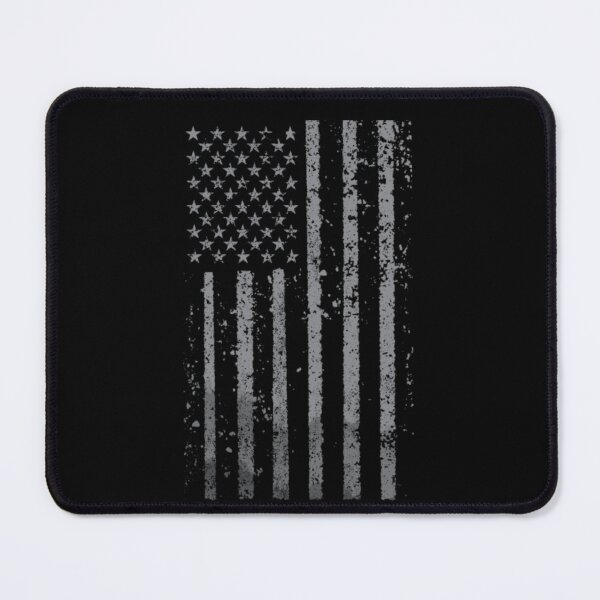 Item preview, Distressed Black And White American Flag Silhouette designed and sold by FranzBode.