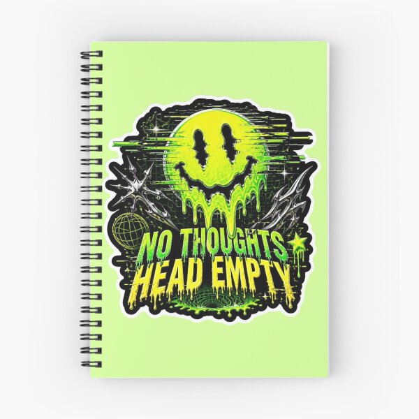 Item preview, No Thoughts Head Empty Acid Melting Smiley designed and sold by creativerooney.