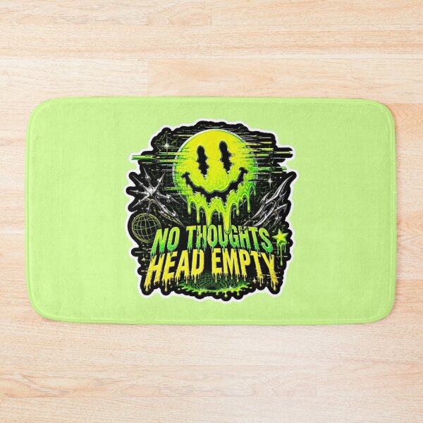 Item preview, No Thoughts Head Empty Acid Melting Smiley designed and sold by creativerooney.