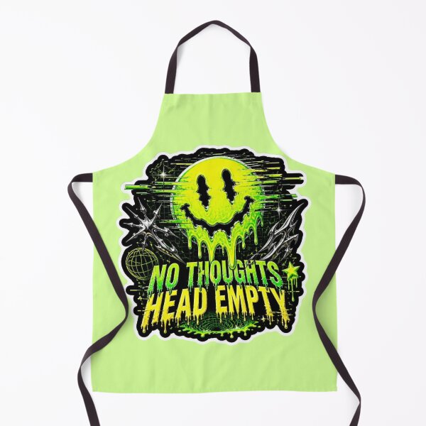 Item preview, No Thoughts Head Empty Acid Melting Smiley designed and sold by creativerooney.