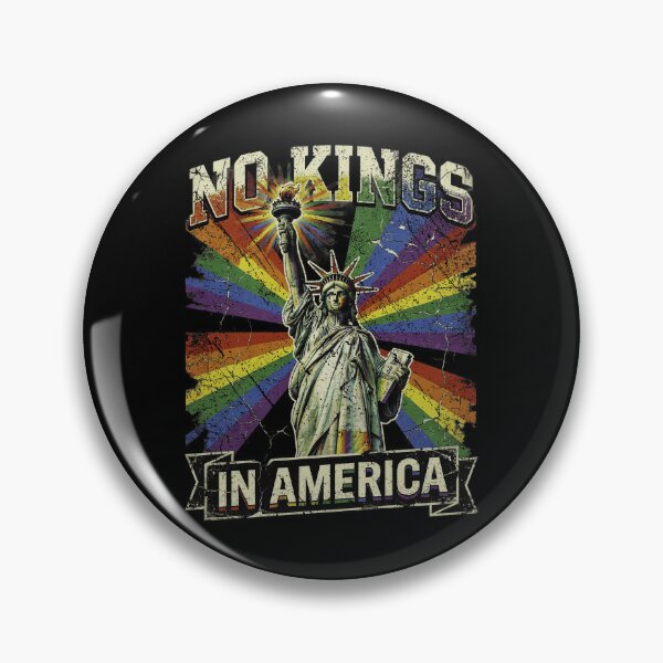 Item preview, No Kings In America Statue Of Liberty Rainbow Vintage designed and sold by SEINENGAPPI8.