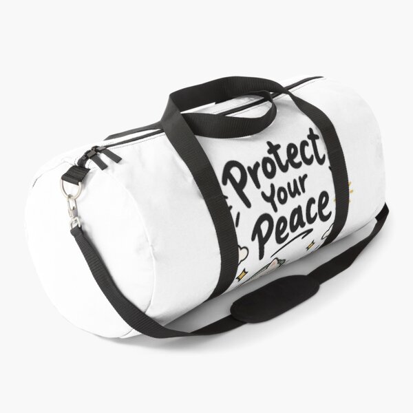 Item preview, Protect Your Peace Cute Cat Inspirational Mental Wellness Design designed and sold by EdgeSphere.