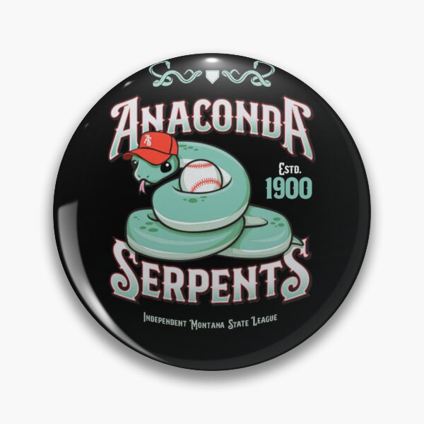 Item preview, Traditional Baseball Club Green Snake Mascot Crest designed and sold by FranzBode.