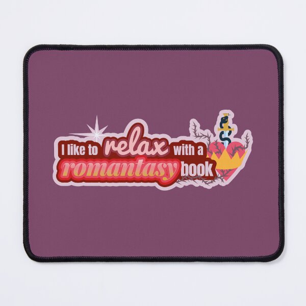 Item preview, I like to relax with a romantasy book designed and sold by NuranCawthorne.