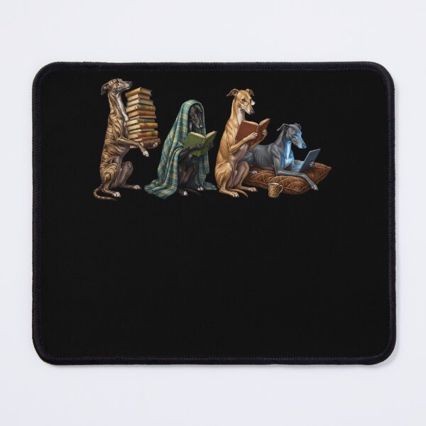 Item preview, Greyhound Book Reader Reading Dog Lover designed and sold by dian-rody-crest.
