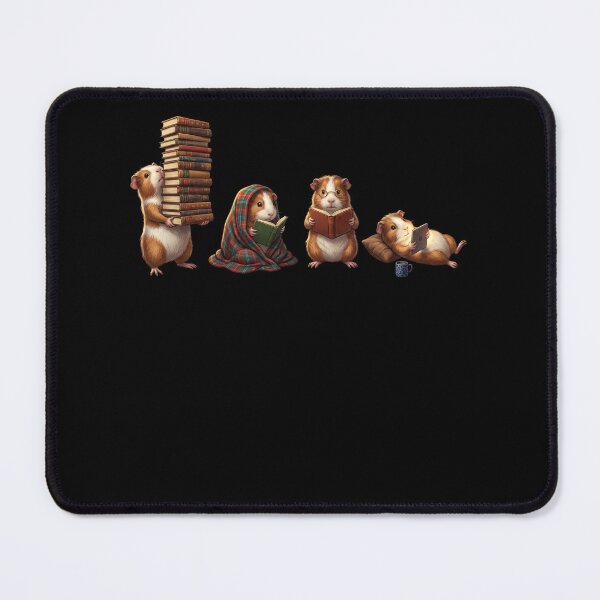 Item preview, Guinea Pig Book Reader Reading Dog Lover designed and sold by dian-rody-crest.