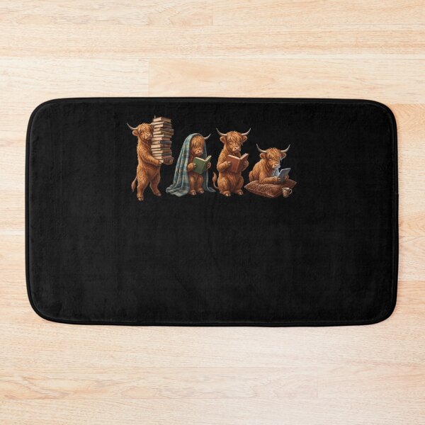 Item preview, Highland Cow Book Reader Reading Dog Lover designed and sold by dian-rody-crest.