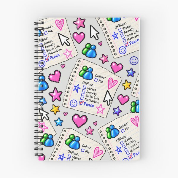 Item preview, Online Offline Choosing Peace – Retro Internet Y2K Design designed and sold by MetaModel Editions.