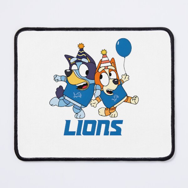 Item preview, Bluey & Bingo Detroitt Lions designed and sold by Kleinpixel.