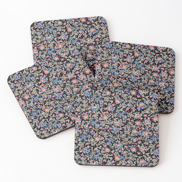 Item preview, Midnight Garden Floral – Moody Vintage Calico Print designed and sold by EK EXCLUSIVE.