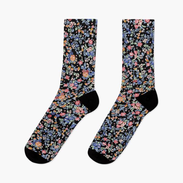 Item preview, Midnight Garden Floral – Moody Vintage Calico Print designed and sold by EK EXCLUSIVE.