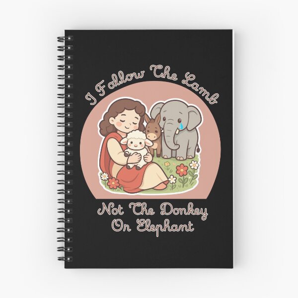 Item preview, I Follow The Lamb Not The Donkey Or Elephant designed and sold by tellia-kallisto.