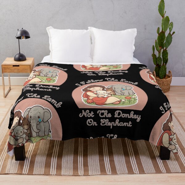 Item preview, I Follow The Lamb Not The Donkey Or Elephant designed and sold by tellia-kallisto.