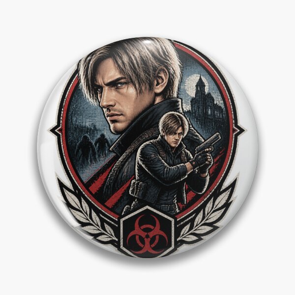 Item preview, Leon Kennedy Fan Art Inspired by Resident Evil Requiem - Action Horror Character Design designed and sold by ANUP DAS.