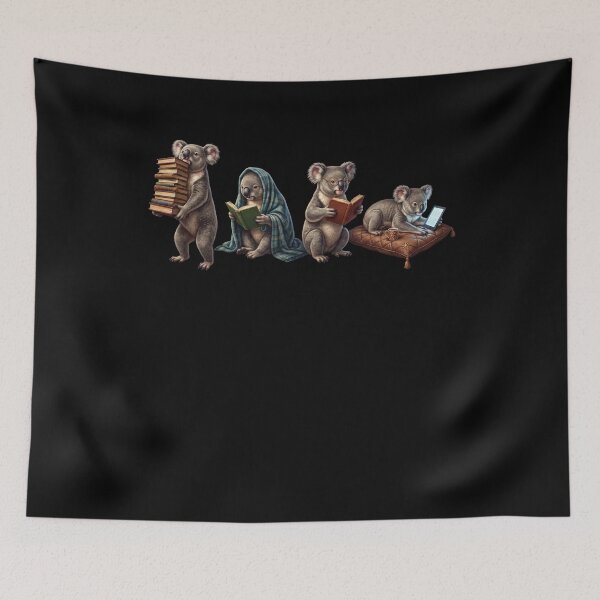 Item preview, Koala Book Reader Reading Dog Lover designed and sold by dian-rody-crest.
