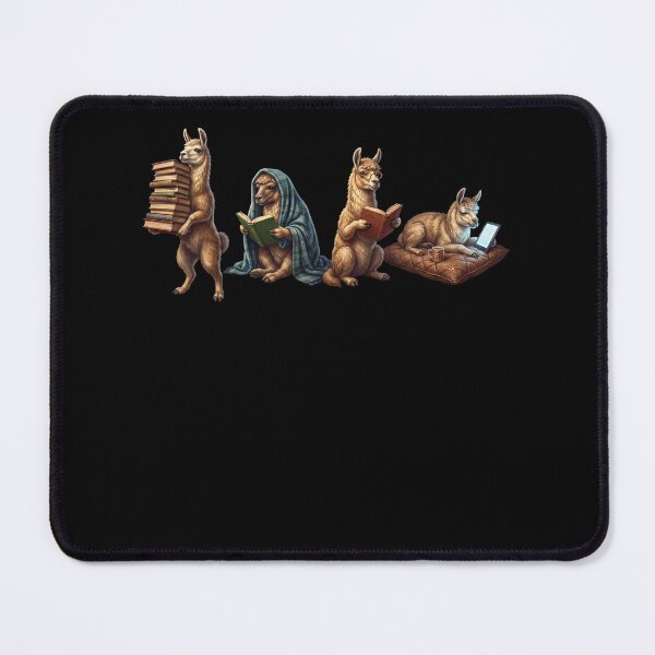 Item preview, Llama Book Reader Reading Dog Lover designed and sold by dian-rody-crest.