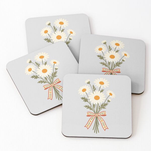 Item preview, Daisy Bouquet with Decorative Floral Bow designed and sold by hattie's.