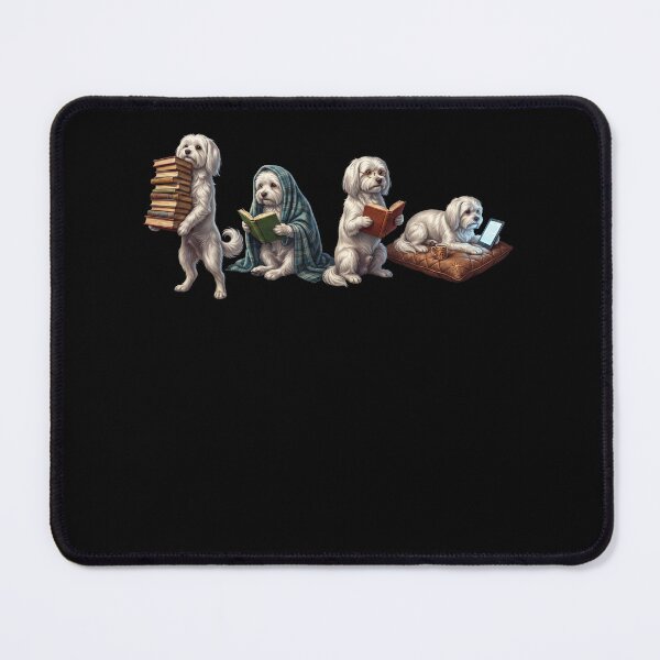 Item preview, Maltese Book Reader Reading Dog Lover designed and sold by dian-rody-crest.