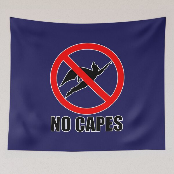 Item preview, No Capes designed and sold by laffograms.