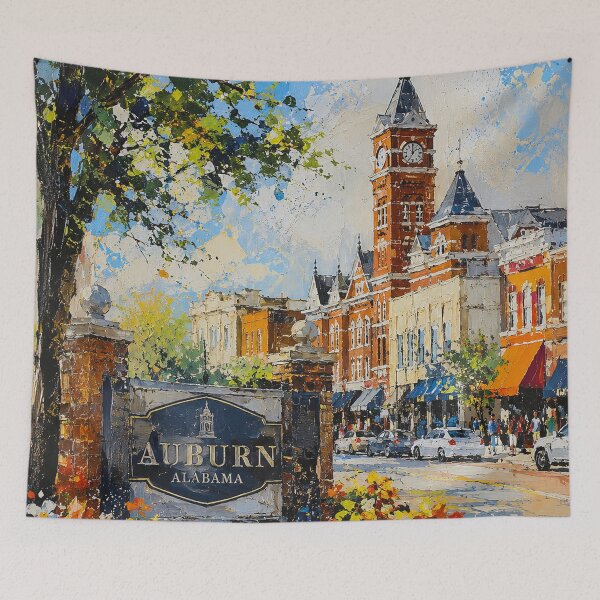 Item preview, Auburn, Alabama Painting – Beautiful Place in the United States of America. designed and sold by GalleryKauffeld.