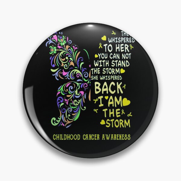 Item preview, Butterfly Wing Childhood Cancer Awareness Ribbon Art designed and sold by FranzBode.