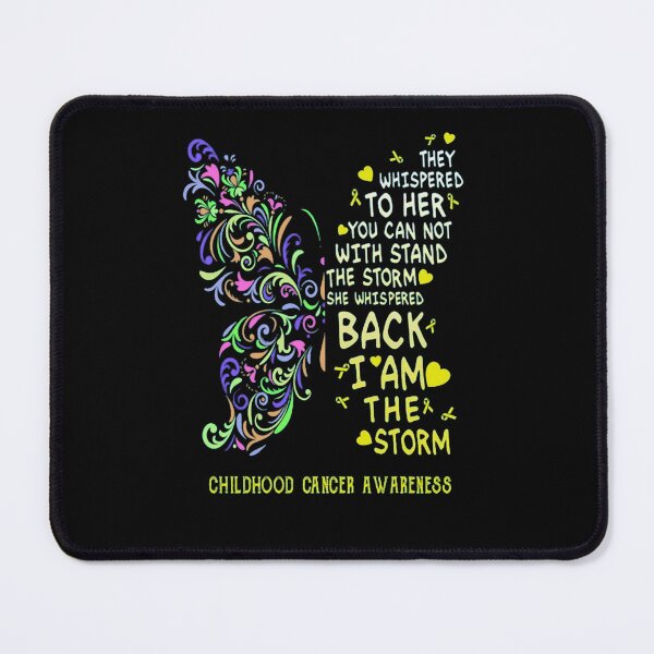 Item preview, Butterfly Wing Childhood Cancer Awareness Ribbon Art designed and sold by FranzBode.