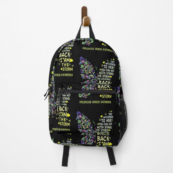 Item preview, Butterfly Wing Childhood Cancer Awareness Ribbon Art designed and sold by FranzBode.