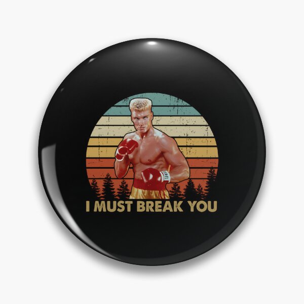 Item preview, Van Drgo I Must Break You Vintage T Shirt Rcky Blboa Inspired Movie T-Shirt designed and sold by bock-quinn.