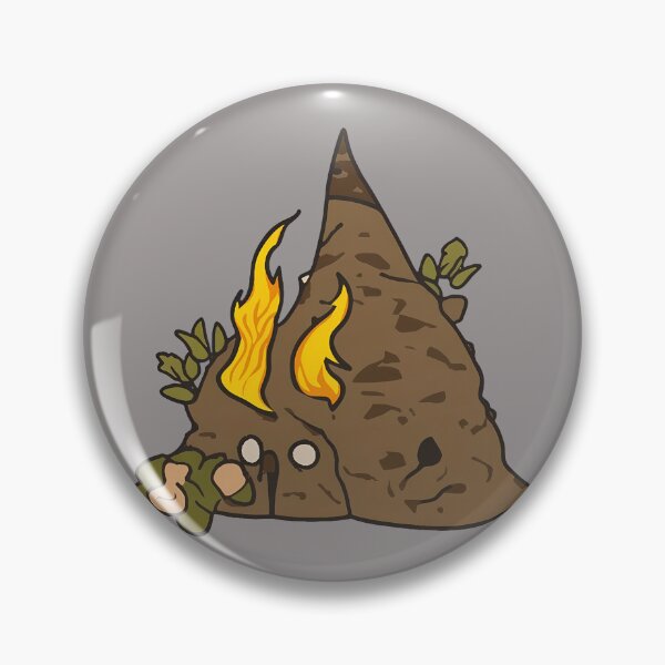 Item preview, Cartoon Volcano Mound Defeated Fire Sprite Art-39 designed and sold by KeDoerge.