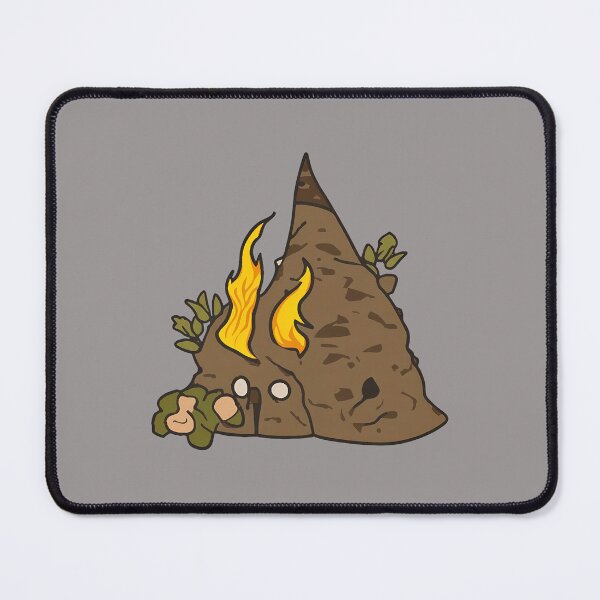 Item preview, Cartoon Volcano Mound Defeated Fire Sprite Art-39 designed and sold by KeDoerge.