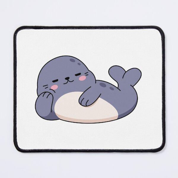 Item preview, Sealiously Chillin Cute Sleepy Seal designed and sold by sweetfourty.