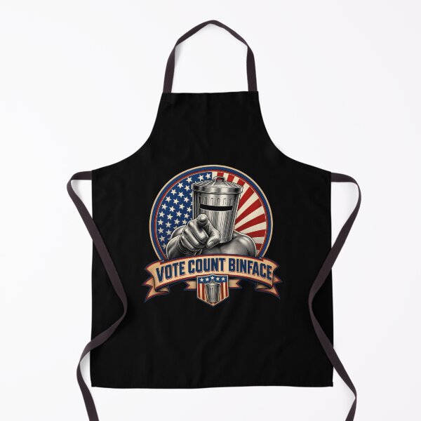 Item preview, Vote Count Binface Funny Trash Can Election Satire Retro designed and sold by SEINENGAPPI8.