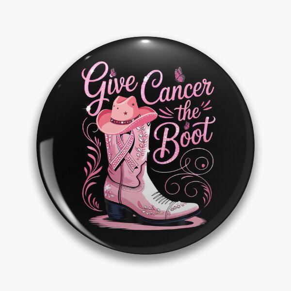 Item preview, Give Breast Cancer The Boot Pink Ribbon Western designed and sold by Khescoiu.