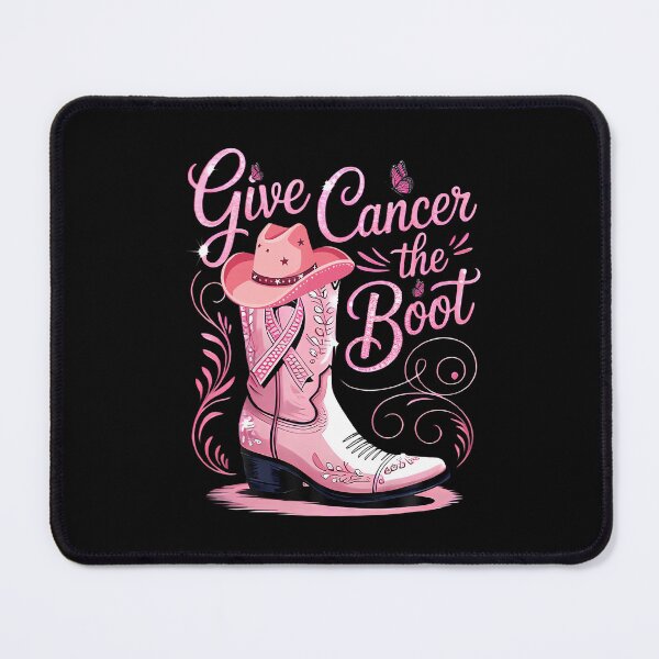 Item preview, Give Breast Cancer The Boot Pink Ribbon Western designed and sold by Khescoiu.