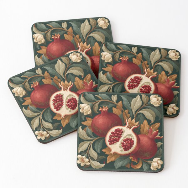 Item preview, Vintage Pomegranate Botanical Illustration designed and sold by Hoity-Toity.