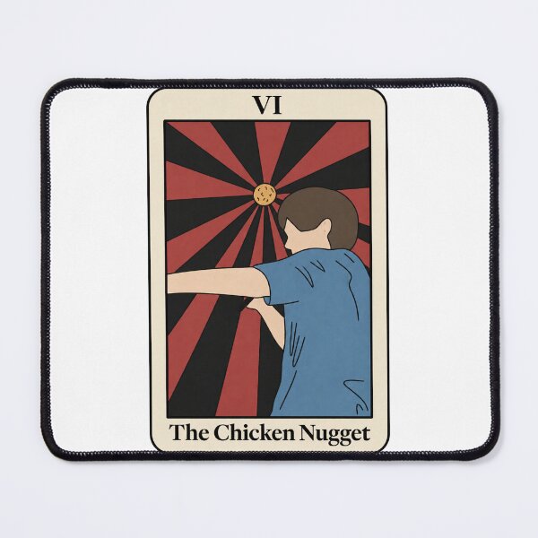 Item preview, The Chicken Nugget Louis Tomlinson Tarot Card Illustration Design designed and sold by amirmintz.